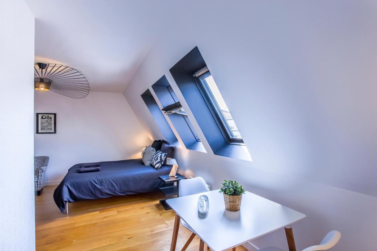 Appartement Design Hyper Centre Lille - Netflix Wifi Fibre - Parking Exterior foto